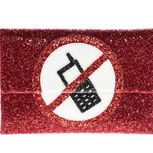 *Authentic* Anya Hindmarch No Mobiles Valorie Clut